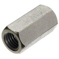Newport Fasteners Coupling Nut, M8-1.25, 18-8 Stainless Steel, Not Graded, 24 mm Lg, 13 mm Hex Wd 771917-PR-100